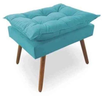 Imagem de Puff Opala Retangular Sala e Quarto - Leo Decor