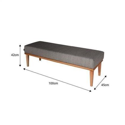 Imagem de Puff para Quarto 100cm Grazi Sofáni