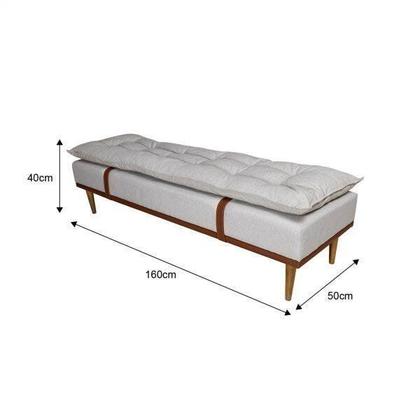 Imagem de Puff para Quarto 160cm Drop Sofáni
