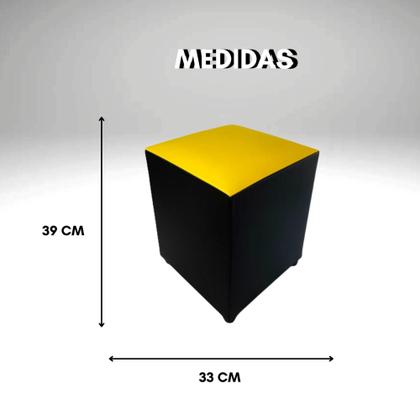 Imagem de Puff Pufe Transforme O Ambiente Banqueta Apoiador Decorativo