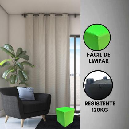 Imagem de Puff Pufe Transforme O Ambiente Banqueta Apoiador Decorativo