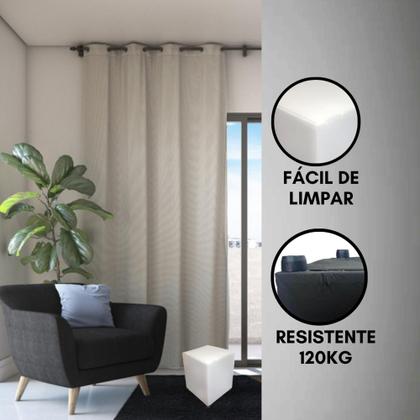 Imagem de Puff Pufe Transforme O Ambiente Banqueta Apoiador Decorativo