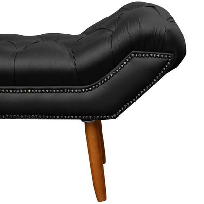 Imagem de Puff Recamier Clássico Retrô Roma Queen Size 160cm material sintético - SOFA STORE
