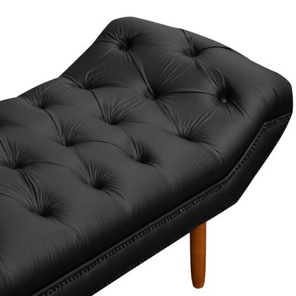 Imagem de Puff Recamier Clássico Retrô Roma Queen Size 160cm material sintético - SOFA STORE