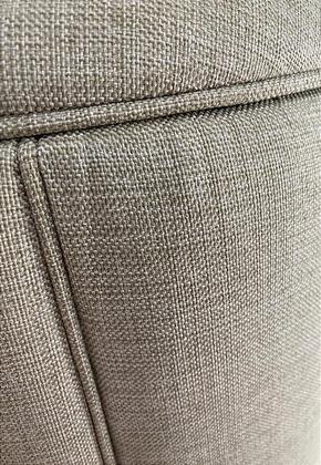 Imagem de Puff Redondo Baú Não é Segredo Debrum Linho Palha 54x60 NS0601