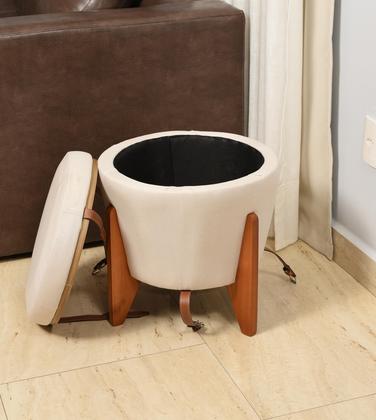 Imagem de Puff Redondo Flex: Design Moderno e Praticidade em 1