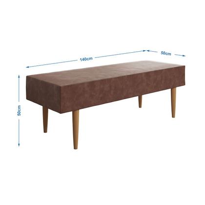 Imagem de Puff Turim 1,40 x 50 em material ecológico PU - Skybox