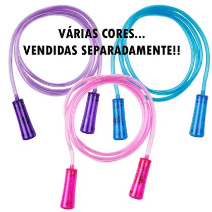 Imagem de Pula Corda Happy Luz Azul DM Toys Corda Infantil com Luz