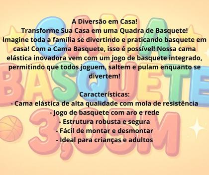 Imagem de Pula pula 3,05 mais jogo de basquete