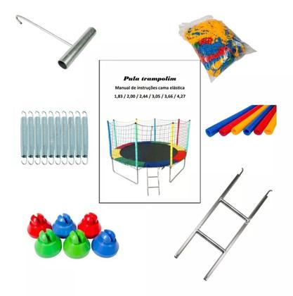 Imagem de Pula Pula Cama Elástica 2.00 Fechamento com Zíper Alta Resistência SUPORTA 170KG