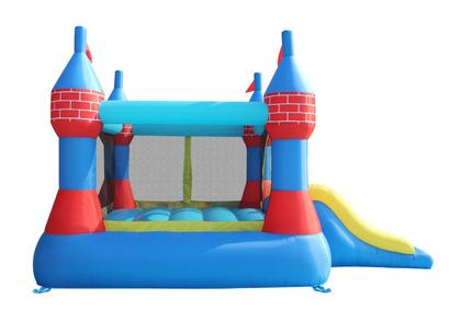 Imagem de Pula Pula Inflável Castelo Com Escorregador Duplo 4m X 3,15m Motor 220v