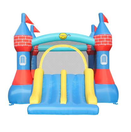 Imagem de Pula Pula Inflável Castelo Com Escorregador Duplo 4m X 3,15m Motor 220v