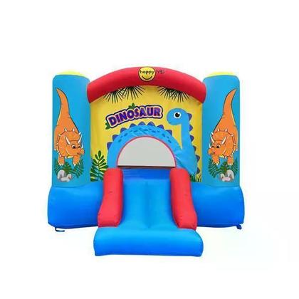 Imagem de Pula Pula Inflável Dinossauro Com Escorregador Com Motor 220