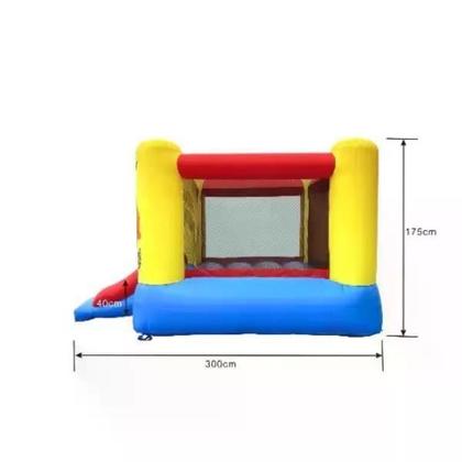 Imagem de Pula Pula Inflável Dinossauro Com Escorregador Com Motor 220