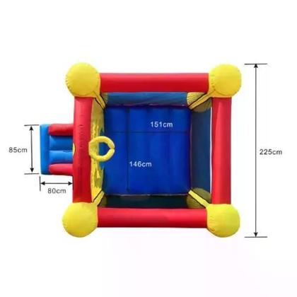 Imagem de Pula Pula Inflável Dinossauro Com Escorregador Com Motor 220