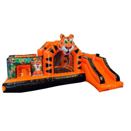 Imagem de Pula Pula Inflavel Multiplay Tigrão com Escorrega e Piscina