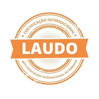 Imagem de Pulseira 18cm Âmbar Báltico Mel Escuro Polido com Pingente de Cruz