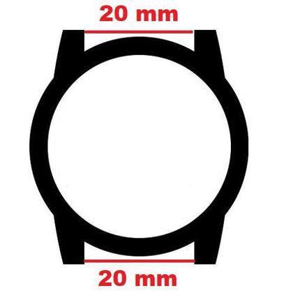 Imagem de Pulseira 20mm Silicone New Para Relógio Smartwatch Com Pinos