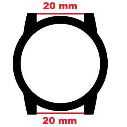Imagem de Pulseira 20mm Silicone Soft p/ Relógio Smartwatch com Pinos