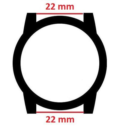 Imagem de Pulseira 22mm Silicone Confort p/ Relógio Smartwatch C/ Pino