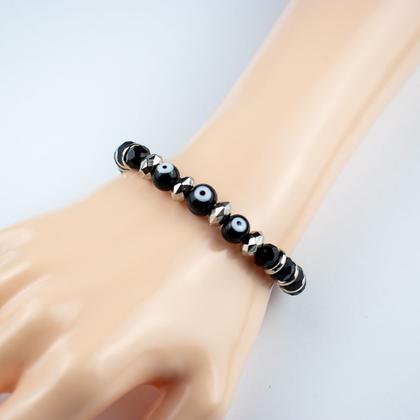 Imagem de Pulseira 3 Olhos Gregos Contra Inveja - Escolha a Cor