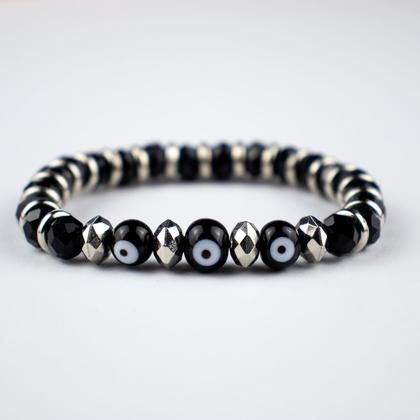 Imagem de Pulseira 3 Olhos Gregos Contra Inveja - Escolha a Cor