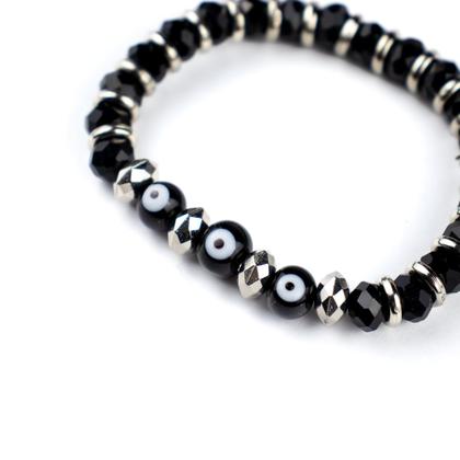 Imagem de Pulseira 3 Olhos Gregos Contra Inveja - Escolha a Cor