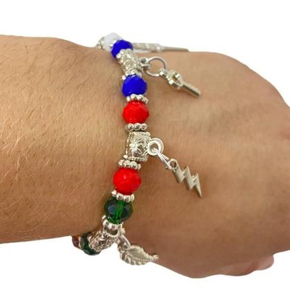 Imagem de Pulseira 7 Sete Linhas Umbanda E Candomblé - Escolha A Cor