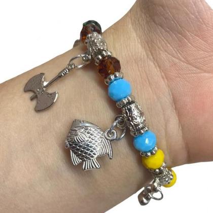 Imagem de Pulseira 7 Sete Linhas Umbanda E Candomblé - Escolha A Cor