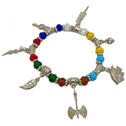 Imagem de Pulseira 7 Sete Linhas Umbanda E Candomblé - Escolha A Cor