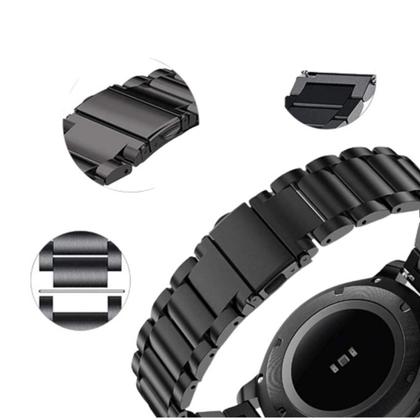 Imagem de Pulseira Aço Inox Compatível Galaxy Watch 7 40mm 44mm