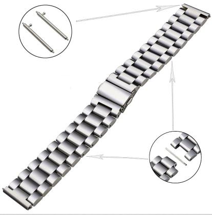 Imagem de Pulseira Aço Inox Compatível Galaxy Watch 7 40mm 44mm