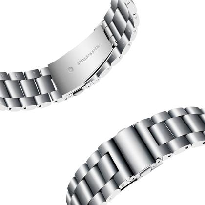 Imagem de Pulseira Aço Inox Compatível Smartwatch Colmi P45, Colmi V69