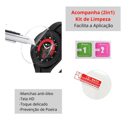 Imagem de Pulseira aço inoxidável para galaxy watch 5 pro + película
