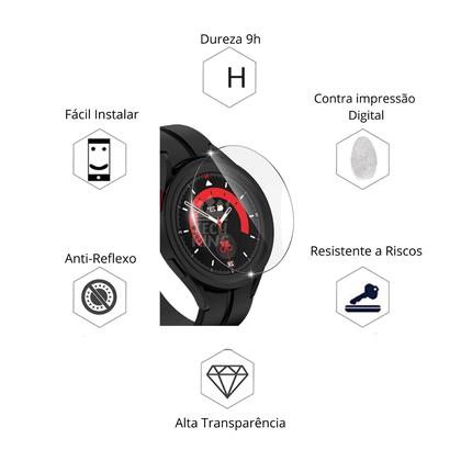 Imagem de Pulseira aço inoxidável para galaxy watch 5 pro + película