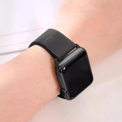 Imagem de Pulseira Aço Milanês Milanese Para SmartWatch  38/40/41mm Largura 20 - 42/44mm 47/49mm Largura 21