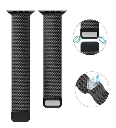 Imagem de Pulseira Aço Milanês Milanese Para SmartWatch  38/40/41mm Largura 20 - 42/44mm 47/49mm Largura 21