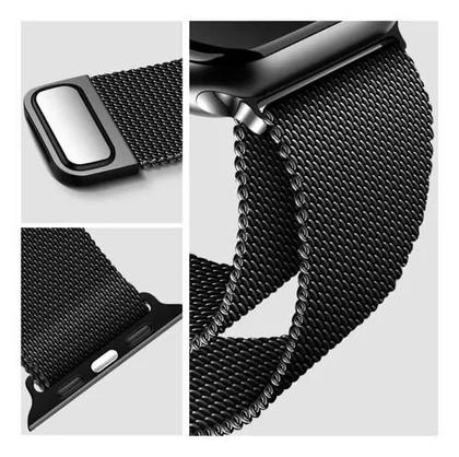 Imagem de Pulseira Aço Milanês Milanese Para SmartWatch  38/40/41mm Largura 20 - 42/44mm 47/49mm Largura 21