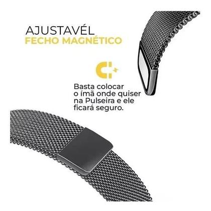 Imagem de Pulseira Aço Milanês Milanese Para SmartWatch  38/40/41mm Largura 20 - 42/44mm 47/49mm Largura 21