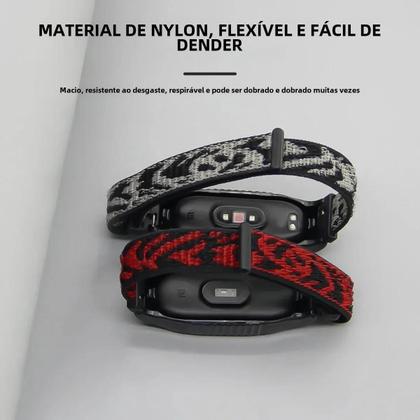 Imagem de Pulseira Ativa De Nylon Xiaomi Smart Band 8 Acessórios Para Relógio Mi Band 8