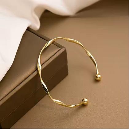 Imagem de Pulseira Bracelete Dourado Ajustavel Bola Regulável Torcido