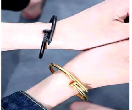 Imagem de Pulseira Bracelete Forma de prego Unissex