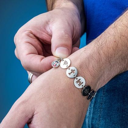 Imagem de Pulseira Carlo Acutis Santidade Prateado