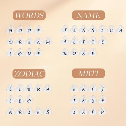 Imagem de Pulseira CDE Rose Gold Initial Heart Infinity para mulheres