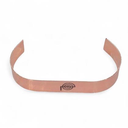 Imagem de Pulseira Cobre Nome Chokurei em Laser Hebraico Unissex