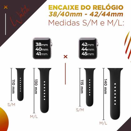 Imagem de Pulseira Compatível Com Applewatch 1 2 3 4 5 SE 6 7 8 Ultra, Iwo 8 9 10 11 12