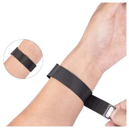 Imagem de Pulseira Compatível com Smartwatch Apple Aço Inox Magnética