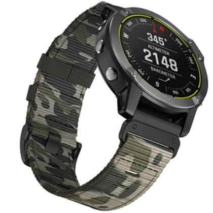 Imagem de Pulseira Compatível Garmin Fenix 7 6 5 Plus Nylon 22mm C/NF