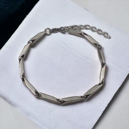 Imagem de Pulseira Corrente Regulável Aço Inox Prata Escolha O Modelo