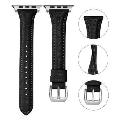 Imagem de Pulseira Couro Slim Compatível com Apple Watch